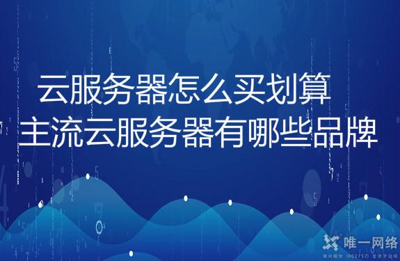 主流云服务器有哪些品牌?云服务器怎么买划算